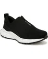 Ryka Women's Jumpstart-zip Slip On Sneakers In Black Engineered Knit