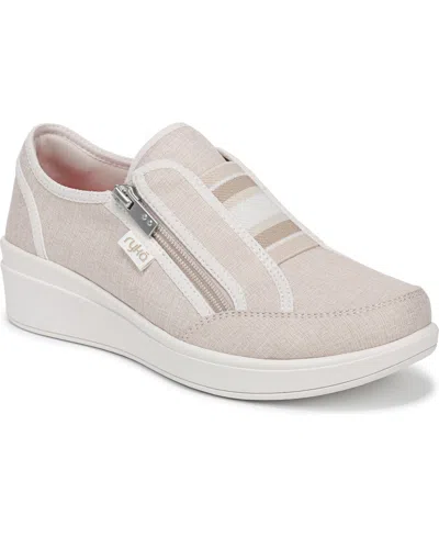 Ryka Women's Lounge Zip Mule Shoes In Neutral
