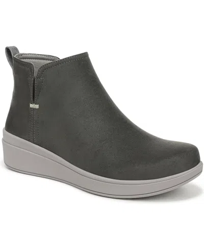 Ryka Women's Lovely Water Repellent Wedge Ankle Booties In Green