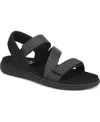 Ryka Women's Manifest Strappy Sport Sandals In Black Woven Fabric