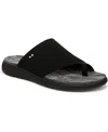 Ryka Margo Slide Womens Knit Comfort Insole Slide Sandals In Black Mesh Fabric