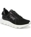 Ryka Women's Podflow Lace Up Walking Sneakers In Black Mesh Fabric