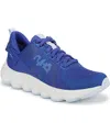 Ryka Women's Podflow Lace Up Walking Sneakers In Bright Blue Mesh Fabric