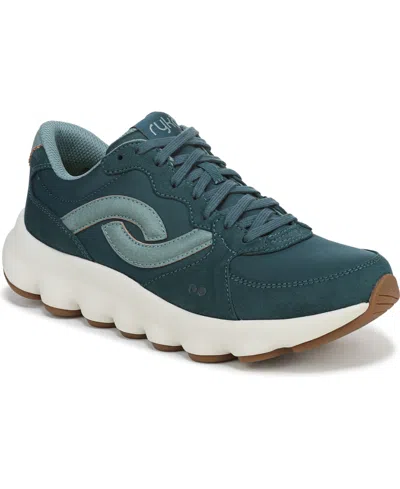 Ryka Women's Podflow Retro Lace Up Walking Sneakers