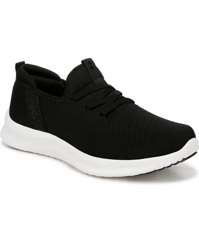 Ryka Women's Rebound Washable Sneakers In Black Fabric