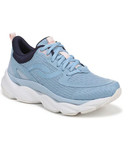 Ryka Women's Rezorb Max Lace Up Walking Sneakers In Blue
