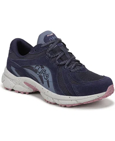 Ryka Women's Skylift Tr Trail Walking Sneakers In Blue