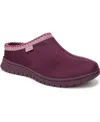 Ryka Women's Stellar Slip On Clogs In Rich Purple Microfiber Fabric