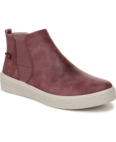 Ryka Women's Viv-boot Water-resistant Trainer Booties In Rich Purple Faux Leather