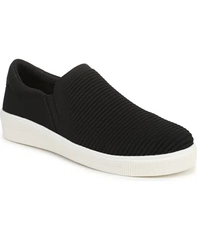 Ryka Women's Viv Ease Knit Court Inspired Slip On Sneakers In Black
