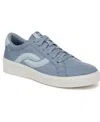 Ryka Women's Viv Next Court Lace Up Inspired Sneakers In Ashley Blue Microfiber Fabric