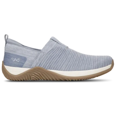 Ryka Women's Echo Knit Slip-on Sneakers In Blue