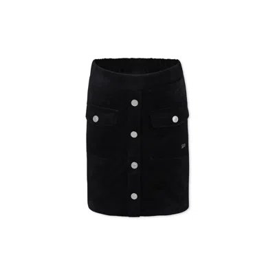Rykiel Enfant Kids' Black Skirt For Girl With Logo