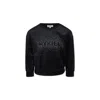 Rykiel Enfant Black Sweatshirt For Girl With Logo In Black