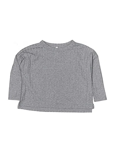 Pre-owned Rylee + Cru Kids' 3/4 Sleeve T-shirt In Blue