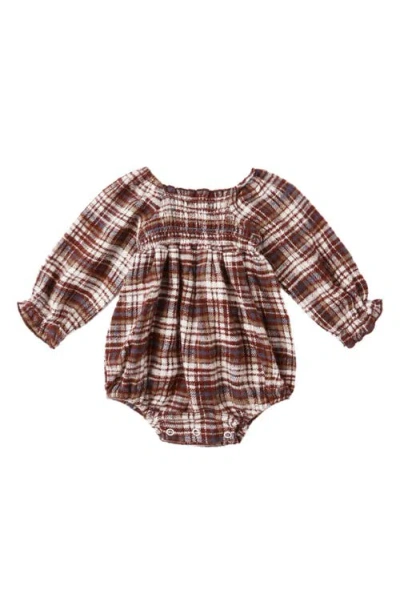 Rylee + Cru Babies'  Adelaide Plaid Bodysuit In Multi