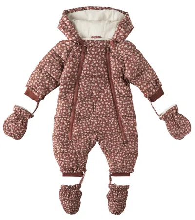Rylee + Cru Snowsuit | Blue Floral main image 1