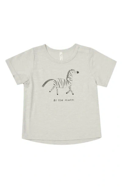 Rylee + Cru Babies' Be You Always Graphic T-shirt In Rhino