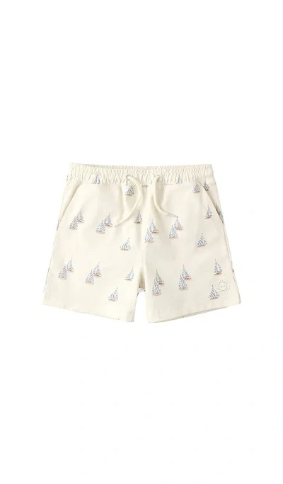 Rylee + Cru Boardshort In White