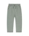 Rylee + Cru Boys' Ethan Drawstring Linen Pants - Little Kid In Eucalyptus