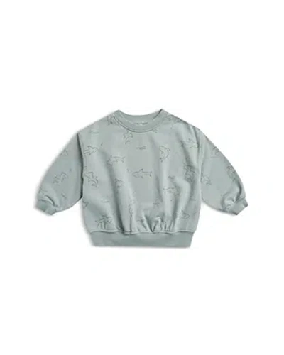 Rylee + Cru Boys' French Terry Sharks Sweatshirt - Little Kid In Gray