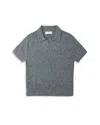Rylee + Cru Boys' Knit Polo - Little Kid In Gray