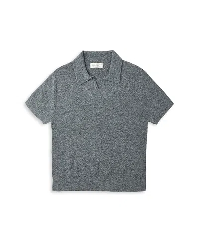 Rylee + Cru Boys' Knit Polo - Little Kid In Gray