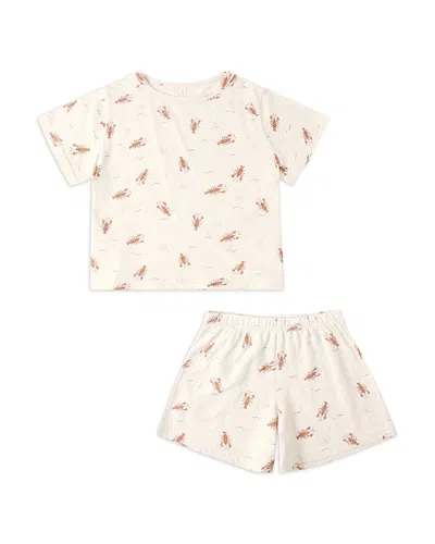 Rylee + Cru Boys' Lobster Print Tee & Shorts Play Set - Little Kid In Multi