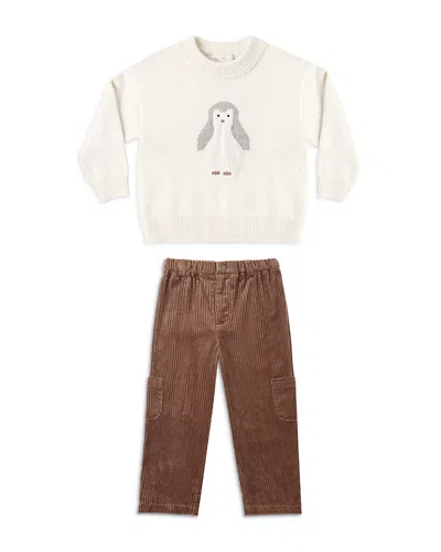 Rylee + Cru Boys' Logan Reagan Penguin Sweater & Cargo Pants - Baby In Multi
