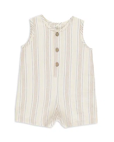 Rylee + Cru Boys' Maverick Romper - Baby In Ivory
