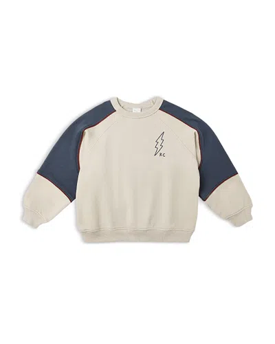 Rylee + Cru Boys' Paneled Sweatshirt - Little Kid In Neutral