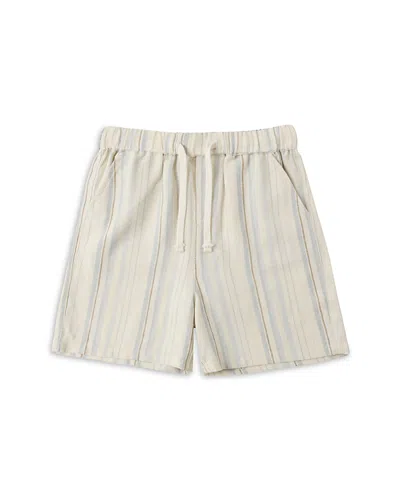 Rylee + Cru Boys' Perry Striped Shorts - Little Kid In Neutral