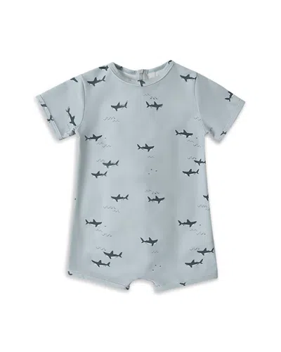 Rylee + Cru Boys' Shorty One Piece Swimsuit - Baby In Burgundy