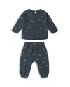 Rylee + Cru Boys' Star Print Long Sleeved Tee & Pants Set - Baby In Blue