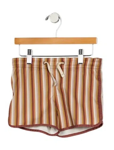 Pre-owned Rylee + Cru Babies' Boys' Swim Trunks/shorts In Neutral