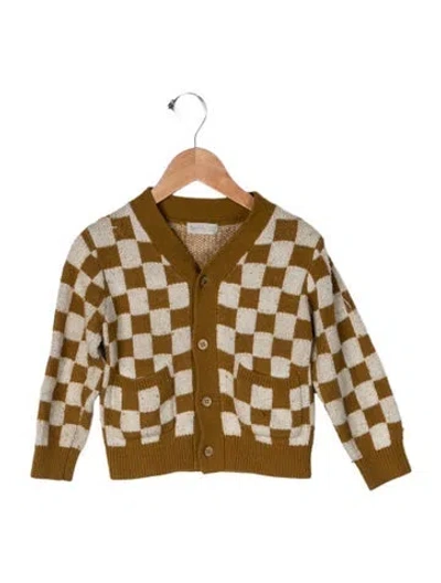Pre-owned Rylee + Cru Kids'  Cardigan In Neutrals