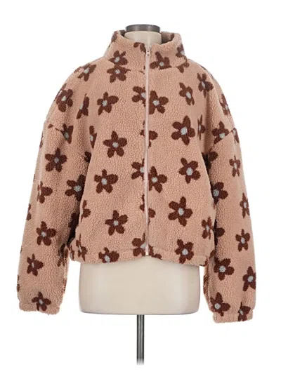 Pre-owned Rylee + Cru Cardigan Sweater In Brown