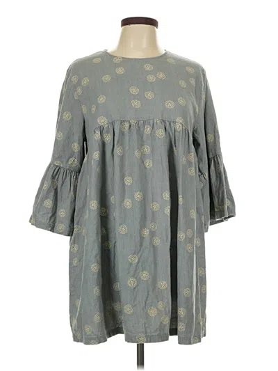 Pre-owned Rylee + Cru Casual Dress In Gray