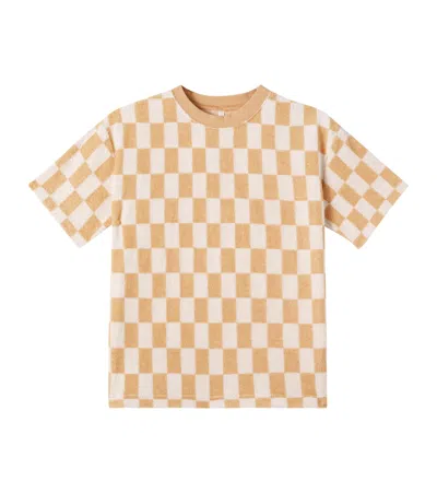 Rylee + Cru Kids' Checked Cotton-blend Jersey T-shirt
