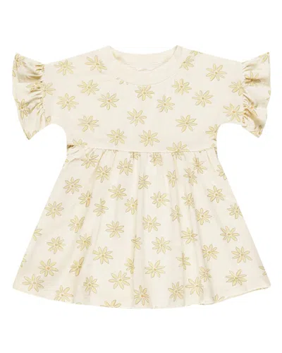 Rylee + Cru Collective Kids' Babydoll Dress In Neutral