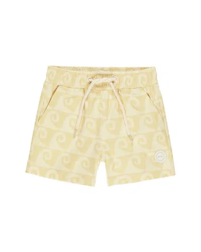 Rylee + Cru Collective Kids' Boardshort In Gold