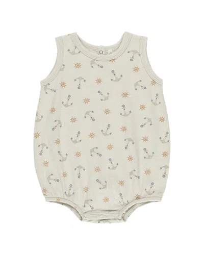 Rylee + Cru Collective Kids' Bubble Bodysuit In Yellow