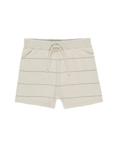 Rylee + Cru Collective Kids' Chandler Knit Short In Neutral