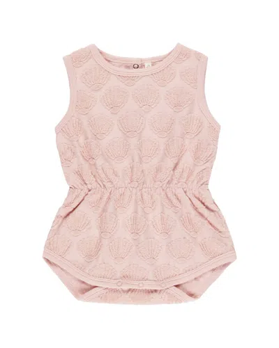 Rylee + Cru Collective Kids' Cinch Playsuit In Neutral