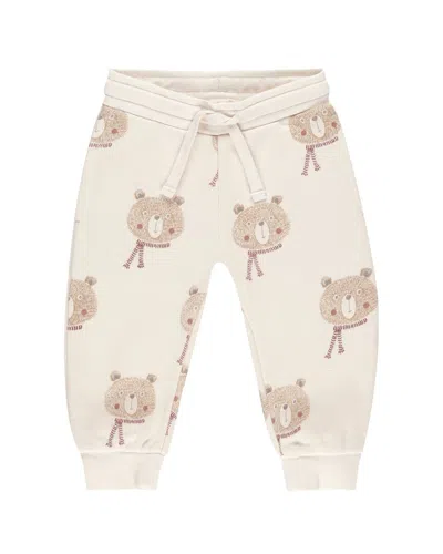 Rylee + Cru Collective Kids' Jogger Sweatpant In White