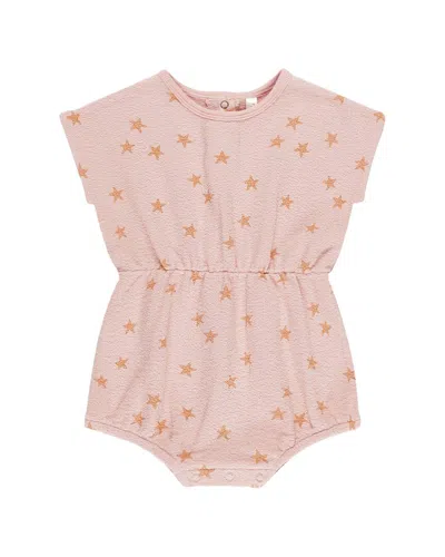 Rylee + Cru Collective Kids' Kai Romper In Pink