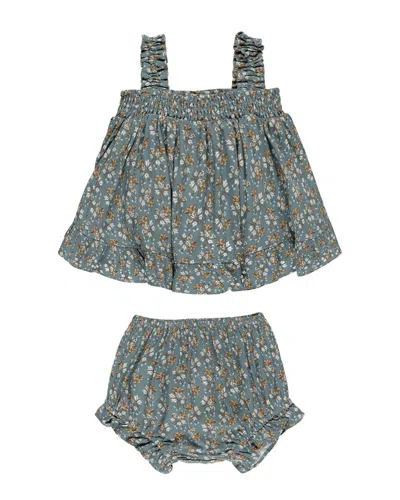 Rylee + Cru Collective Kids' Lala Set In Animal Print