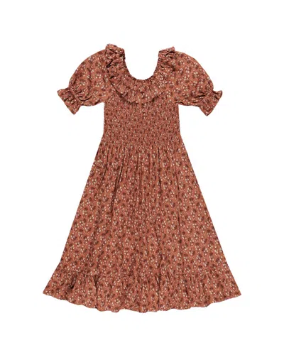 Rylee + Cru Collective Kids' Lexi Dress In Multi