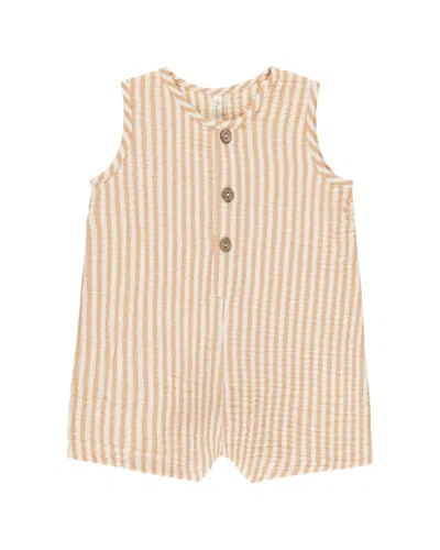 Rylee + Cru Collective Kids' Maverick Romper In Neutral