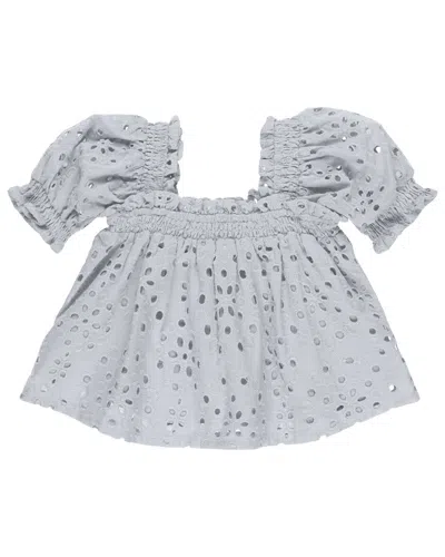 Rylee + Cru Collective Kids' Milan Blouse In White